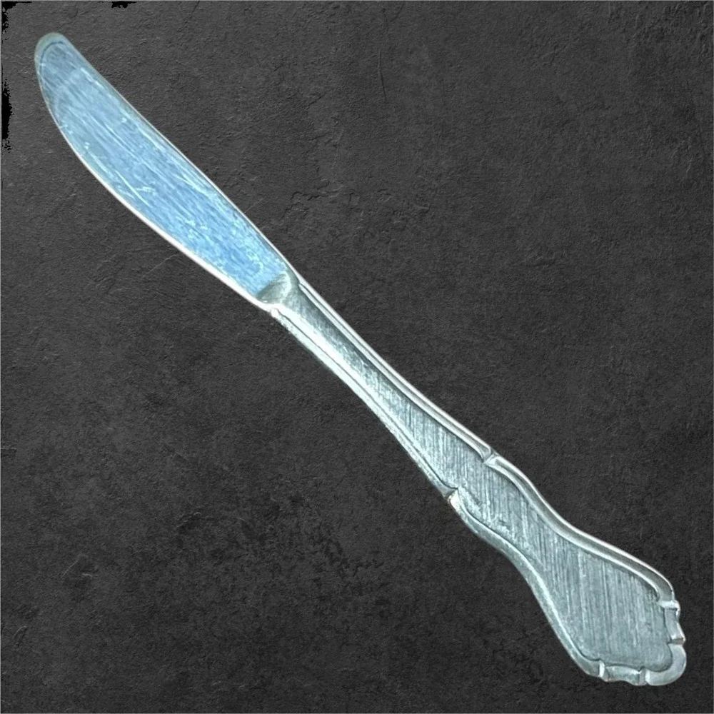 Rogers Co Dinner Knife 8.5in Silver Stainless Steel Glendale‎ Pattern